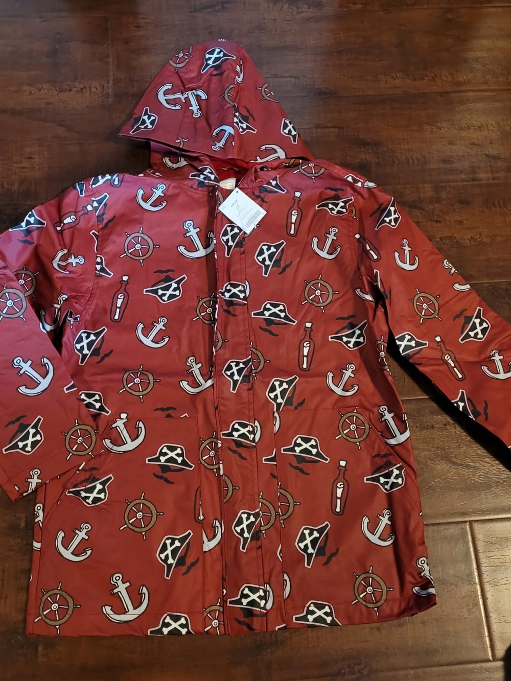 New Pirate Gymboree Raincoat Size L (10-12)